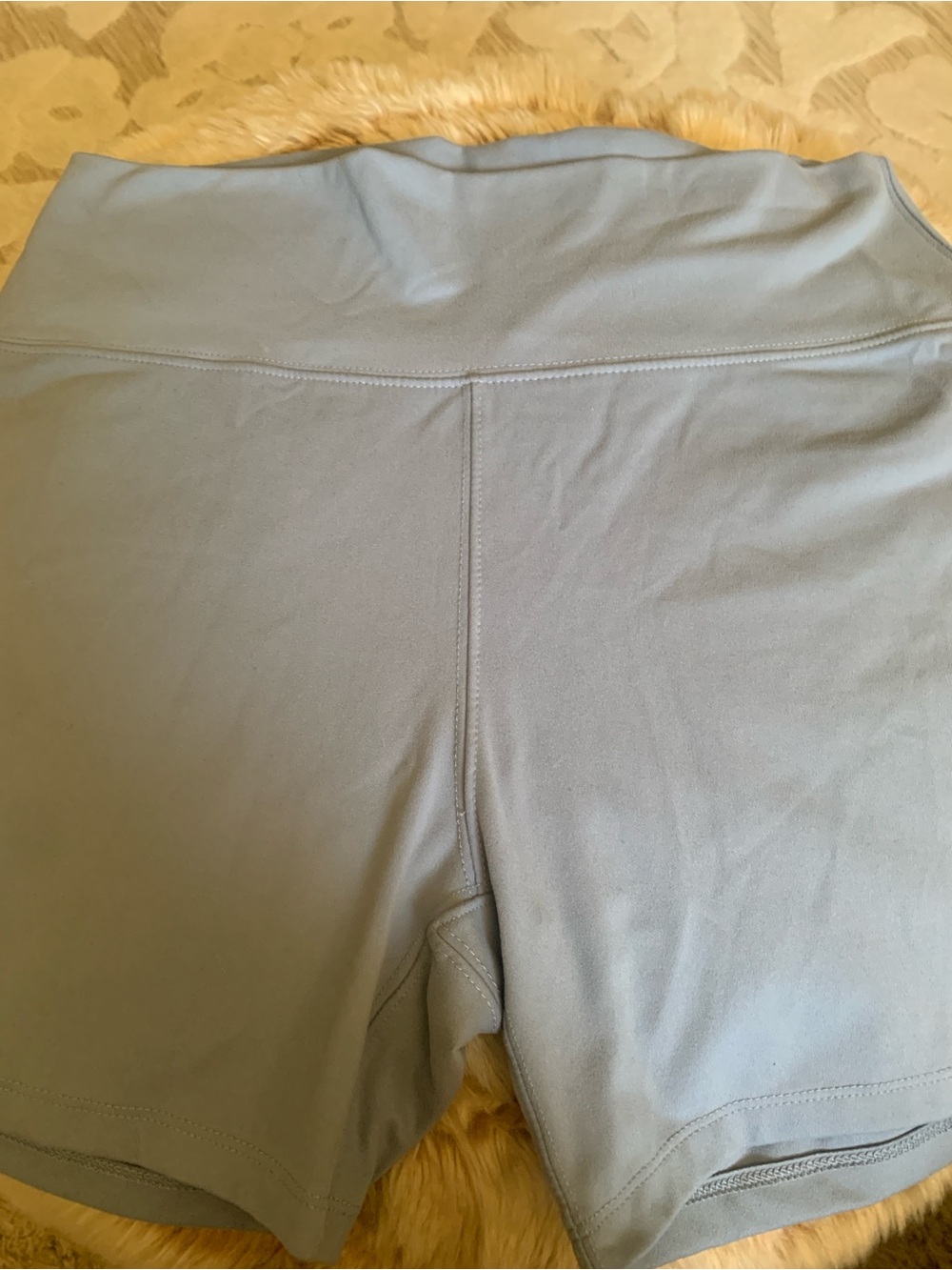 wild fable Light Blue High-Rise Bike Shorts